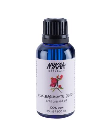 Nykaa Naturals 100 Percent Pure Cold Pressed Pomegranate Seed 1.01 oz - Face Oil and Body Oil to Improve Skin Texture - Hair Oil for Damaged Hair