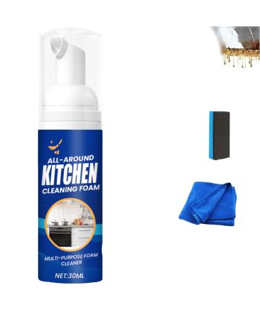 Japanese Multi-Purpose Cleaner Spray Kitchen Foam Cleaner All-Round Kitchen Cleaning Foam Japanese Multi-purpose Cleaner Spray Foam Cleaner Multi-purpose Oil Stain Remover Cleaning Spray (1Pcs)