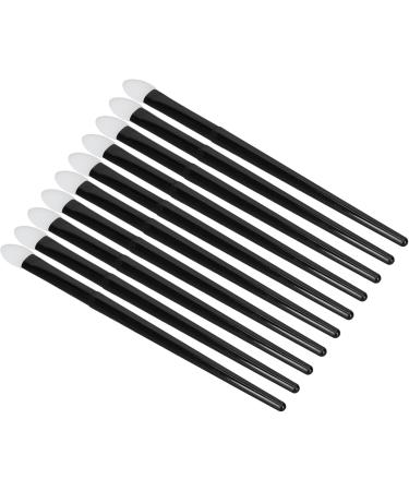 Silicone Eyeshadow Brush 10pcs Curved Brush Tip Silicone Glitter Applicator Comfortable Reusable for Lip Colors - Buy Online on SooperMarket.com