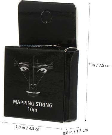 Didiseaon Makeup Supplies Eyebrow Brow Stencil Guide Ink Nose Measuring Thin- Threading Grooming Ultra- - Buy Online on SooperMarket.com
