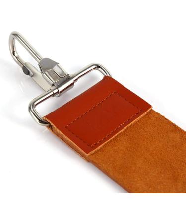 Men's Genuine Leather Strop for Barber Straight Razor - Shaving Strap for Sharper Shave - Buy Online on SooperMarket.com