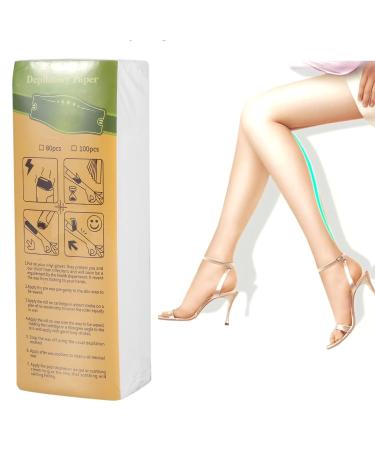 Buy Wax Strips for Hair Removal | 100 Sheets for Legs Arms & Armpits | International Shipping Available - Buy Online on SooperMarket.com