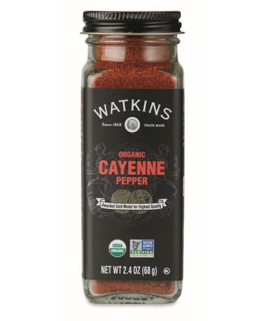 Watkins Gourmet Organic Spice Jar, Cayenne Pepper, 2.4 oz