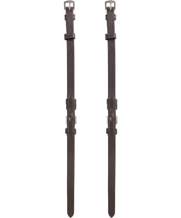 ExionPro Brown Bridle with Buckle Closure (16mm) & Matching Stitching | Replacement Cheek Piece - Full Size Horse Tack - Buy Online on SooperMarket.com