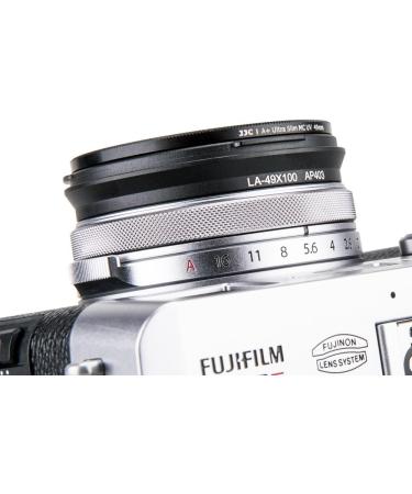 49mm Metal Lens Filter Adapter Ring for Fujifilm X100V X100F X100T X100S X100 X70 Cameras Black - Buy Online on SooperMarket.com