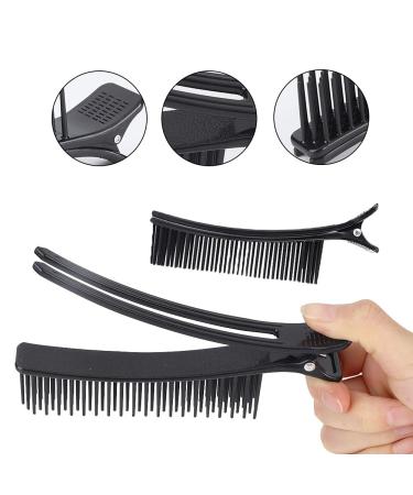 2Pcs Black Hair Styling Clips - Salon Sectioning Hairpins for Hairdressing - Buy Online on SooperMarket.com
