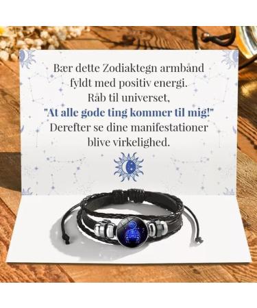 TURSHI Signs Spirit Bracelet 12 Constellation Handmade Bead Woven Multilayer Leather Bracelet Handmade Multilayer Adjustable 12 Constellation Bracelets Glow In The Dark Bracelet for Women Men Gemini: - Buy Online on SooperMarket.com