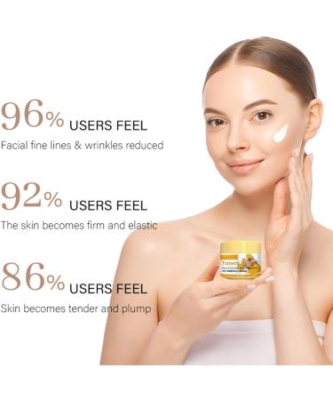 Turmeric Face Cream Skin Lightening Cream Face Moisturiser Anti Wrinkle Face Cream Dark Spot Cream Deep Hydrating Skin Brightening Radiant & Glowing Skin Repairing Face Care - Buy Online on SooperMarket.com