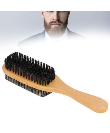 Ankroyu Double-Sided Beard Brush Set | Wooden Handle & Face Hair Trim Brush for Men | Perfect for Grooming & Bar Cleaning - Buy Online on SooperMarket.com