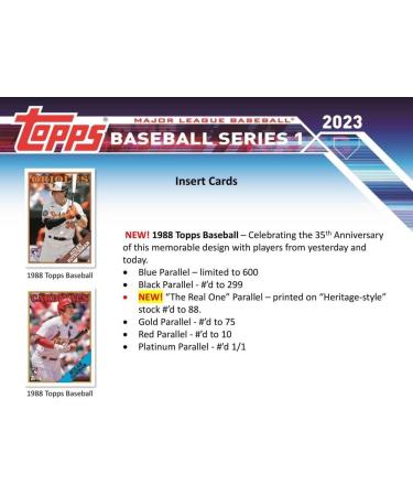 2023 Topps Series 1 Baseball Jumbo Box - 10 Packs/46 Cards - 1 Auto - 2 Silver Packs - Buy Online on SooperMarket.com