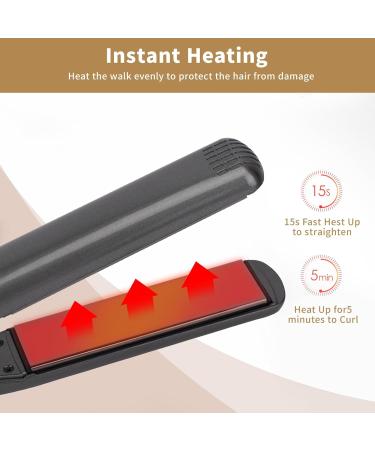 Professional Hair Straightener | Adjustable Flat Iron | 480 F Ceramic Hair Straightening | EU Plug 220V - Buy Online on SooperMarket.com