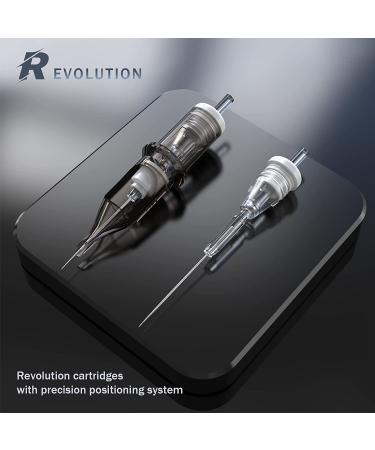 EZTAT2 Revolution Tattoo Cartridge Needles 5RL #12 - 20Pcs Standard Round Liner Long Taper with Membrane for Tattoo Machine - Buy Online on SooperMarket.com