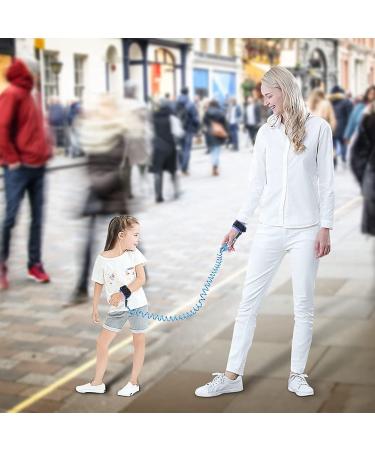 Reflective Blue Kids Wrist Leash | Anti Lost Toddler Safety Harness | 8.2ft Child Leash for 2-10 Year Old Boys - Buy Online on SooperMarket.com