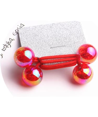 ABOOFAN 9 Pairs Kids Hair Ties Bracelet Holder Hair Ties Balls Pearl Hair Accessories Butterfly Ball Hair Rope Band Tie Ball Hair Ties Blue Scrunchies Pearl Tiara Miss Acrylic Bouncy Ball - Buy Online on SooperMarket.com