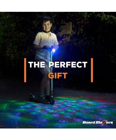 Board Blazers LED Disco Scooter Light - Red/White/Blue Night Riding Accessory for Kids & Adults - Perfect Christmas Gift Stocking Stuffer - Buy Online on SooperMarket.com