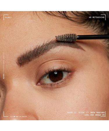 Buy NYX Professional Makeup Eyebrow Mascara - Tinted & Fuller Brows | Cool Ash Brown 05 | International Shipping - Buy Online on SooperMarket.com