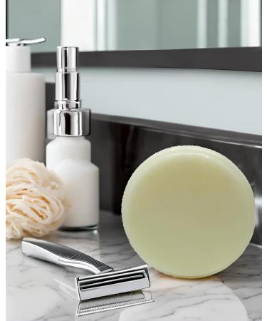 Fragrance-Free Shea Butter Shaving Soap for Sensitive Skin - Moisturizing & Long Lasting (Pack of 3 - Buy Online on SooperMarket.com