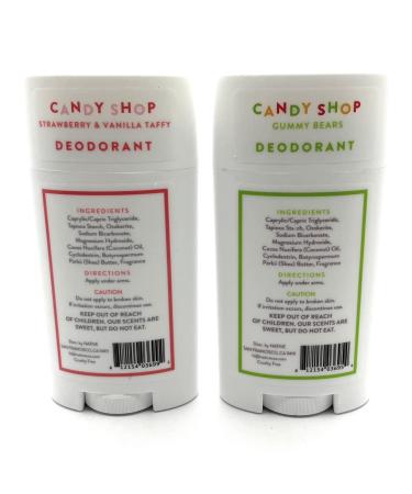 Candy Shop Native Deodorant Variety Bundle - Gummy Bears & Strawberry Vanilla (2.65 oz each) - Buy Online on SooperMarket.com