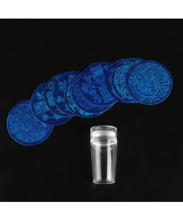Buy Nail Art Stamping Kit - Clear Jelly Stamp Plates & Tools for Creative Nail Designs - International Shipping Available - Buy Online on SooperMarket.com