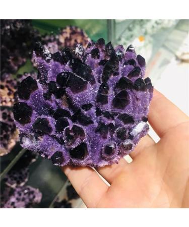 Amethyst Rough Stone Natural Amethyst Specimen Purple Quartz Stone Raw Home Decor (Size : 300-400g) HOMEZHOU - Buy Online on SooperMarket.com