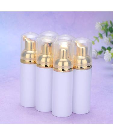 Plastic Airless Pump Bottles Refillable Lottion Bottle Soap Dispenser for Travel 6PCS(Gold) - Buy Online on SooperMarket.com