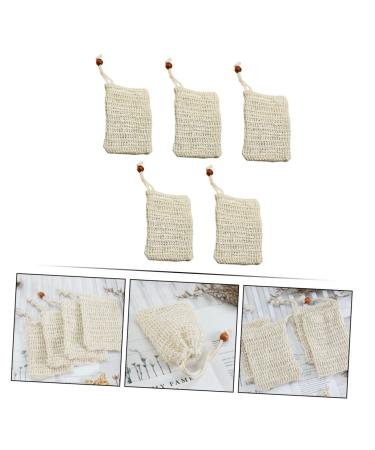 FRCOLOR 10 Pcs Mesh Soap Bags - Soap Saver Pouches & Soap Holders for Foaming & Bathing - Durable Cotton Drawstring & Sisal Design - Buy Online on SooperMarket.com