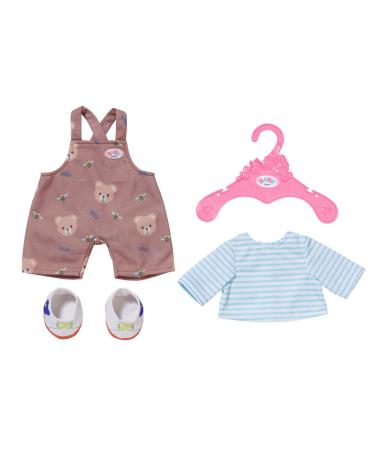 Baby born Bear Jeans Outfit 834732 - Clothing for BABY born Bear and Dolls up to 36cm - Bear Themed Outfit with Shoes - Suitable for Kids from 1+