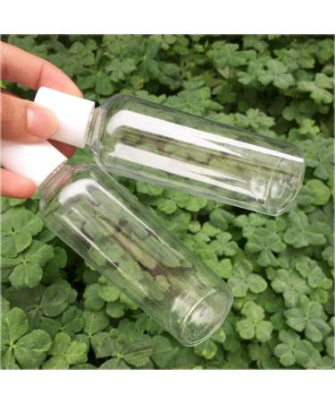 Ainkou 5pcs 100ml Clear Plastic Bottles Transparent Empty Bottles Refillable Bottles Travel Bottles Set for Travel or Cosmetic with 2pcs Small Funnels - Buy Online on SooperMarket.com