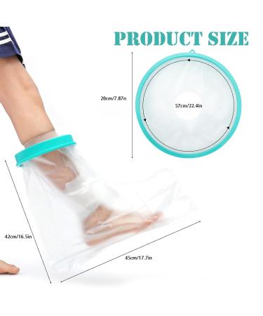 Waterproof Foot Cover for Shower Adult Cast Covers Protector for Shower Leg Shower Boots for Foot After Surgery Shower Boot Cast Cover for Foot (Adult Ankle) - Buy Online on SooperMarket.com
