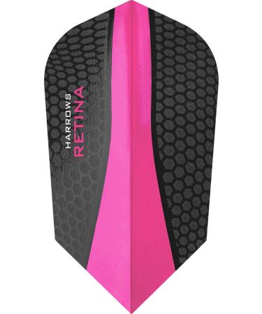PerfectDarts 5 x Sets Harrows Retina Pink Dart Flights Slim