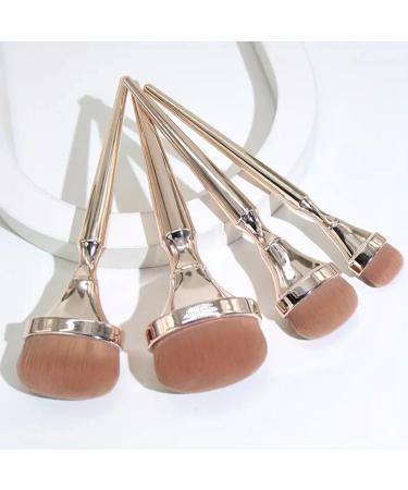 Evvmnaks 9 Pieces Gold Oval Makeup Brushes Set Trace Makeup Brushes Set Eyeshadow Brushes - Buy Online on SooperMarket.com