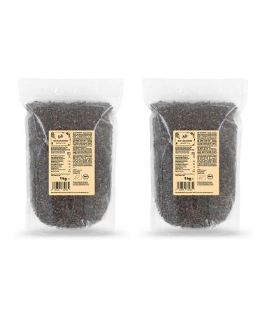 KoRo - Organic cocoa nibs 2 x 1 kg - Peeled roasted cocoa beans - Bitter-chocolatey taste - Rich in fibPack of 2