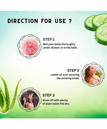 Aloe Vera Body Wash | Moisturizing Shower Gel for Women | 400ml Skin Cleanser | Nourishing Body Wash - Buy Online on SooperMarket.com