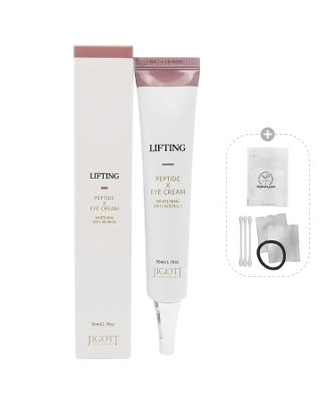 Jigott Lifting Peptide Eye Cream 50ml - Niacinamide, Adenosine, Peptide (5,000ppm) - Moisturizing Formula - Buy Online on SooperMarket.com