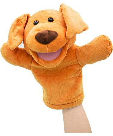 Lilizzhoumax Simulation Puppy Hand Puppet - Interactive Plush Dog Toy for Kids | Role-Playing & Early Education Fun - Buy Online on SooperMarket.com