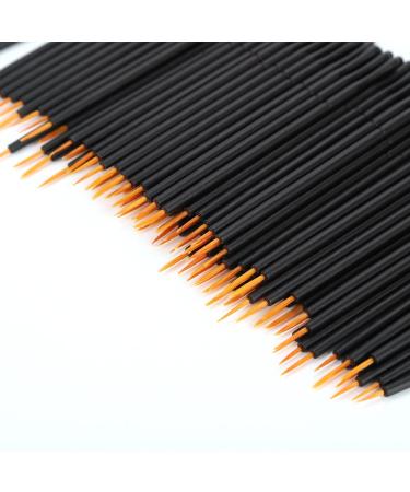 Rotekt 100pcs Disposable Eyeliner Brush Set | Hard Head Liquid & Eye Shadow Makeup Tools | International Shipping Available - Buy Online on SooperMarket.com