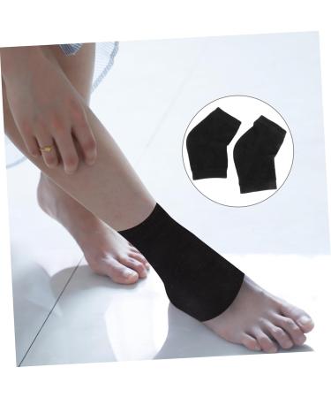 Mikinona 2 Pairs Gel Heel Socks Foot Lotion Spa Socks Sleep Spa Socks Gel Moisturising Socks Heel Repair Socks Moisturizing Feet Sock No Slip Spa Socks Gel Ankle Socks Gel Lining Cotton - Buy Online on SooperMarket.com