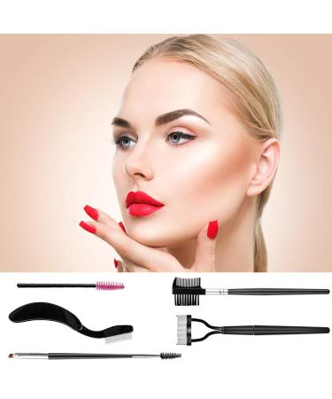 Sonku 7 Pack Foldable Steel Eyebrow Comb & Brush + 20 Disposable Mascara Brushes - Essential Makeup Tools for Perfect Lashes - Buy Online on SooperMarket.com