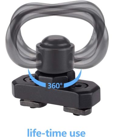 BOOSTEADY QD Quick Detach Sling Swivel - Durable Two Point Sling Mount for Secure Firearm Carry - International Shipping Available - Buy Online on SooperMarket.com