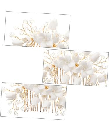 Mikinona Bridal Hair Comb Bridal Headpieces Bridal Hair Accessories Wedding Headpiece Hair Accessories for Women Wedding Hair Comb Flower Hair Accessories Headpiece for Women Comb Headpiece - Buy Online on SooperMarket.com