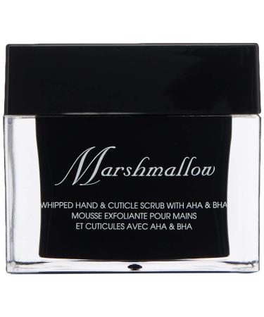 Deborah Lippmann Marshmallow Hand Exfoliator | Whipped Hand and Cuticle Scrub with AHA and BHA | Creamy Marshmallow Scent | 2.5 Oz
