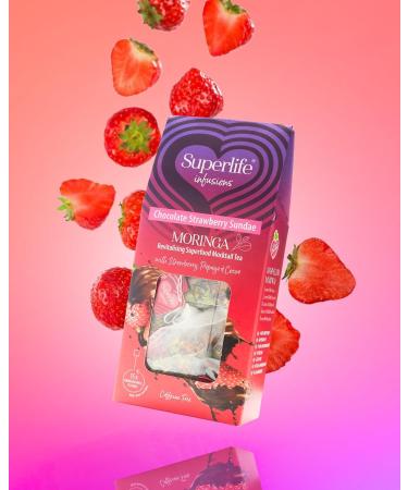 Superlife Infusions Moringa Infused Tea 15 Bags Chocolate Strawberry Sundae - Buy Online on SooperMarket.com