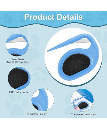 Adiwo Pet Knotting Comb - Steel Blade Knot Removal Tool for Cats | De-Filtered Hair Detangler & Undercoat Brush | 1 Piece - Buy Online on SooperMarket.com