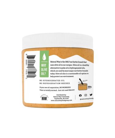 Natural Almond Butter Honey Jar 16oz - Olive Oil, No Hydrogenated Oils, Non-GMO, Gluten Free - 1lb Honey Pack - Buy Online on SooperMarket.com