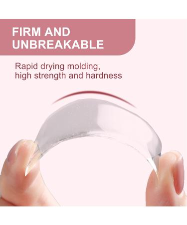 10PCS Nail Extension Fiberglass Kit with 20ml Nail Repair Gel - Long Lasting Anti-Cracking Fibers for Home Salon - Buy Online on SooperMarket.com