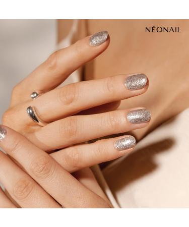 NEONAIL UV Nail Polish Base Coat Gel - Glitter Effect Base Gold Twinkle 7.2ml | Long-lasting Gel Varnish for Stunning Nails - Buy Online on SooperMarket.com