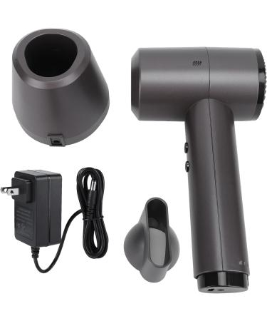 Cordless Hair Dryer Portable Lightweight Fast Drying Hairdryer Blowdryer Constant Temperature 5000mAh Batterry 6 Speed Adjustment Hairdryer for Home Camping (US Plug) US Plug Coffee - Buy Online on SooperMarket.com
