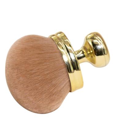 HAPINARY Fluffy and Soft Makeup Brush Blush Brush Setting Powder Brush Blush for Makeup Brush for Powder Foundation Travel Makeup Brushes Travel Powder Brush Travel Size Makeup Brushes 8.50X7.00X7.00CM Golden