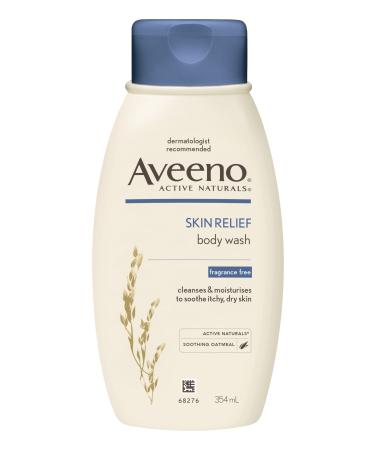 Aveeno Skin Relief Fragrance-Free Body Wash 12 Ounce
