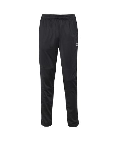 Umbro Boys' Diamond Pant (Youth) Black Beauty/White 14-16